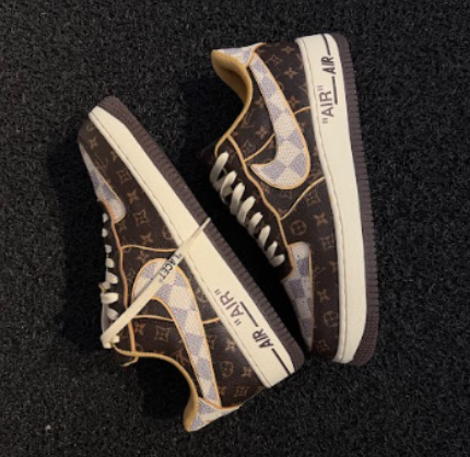 Zapatos Af1 x Lv